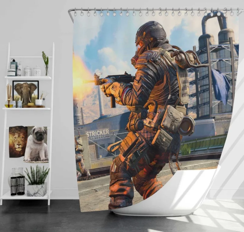 A Great Shooter Call Of Duty Black Ops 4 Bath Shower Curtain