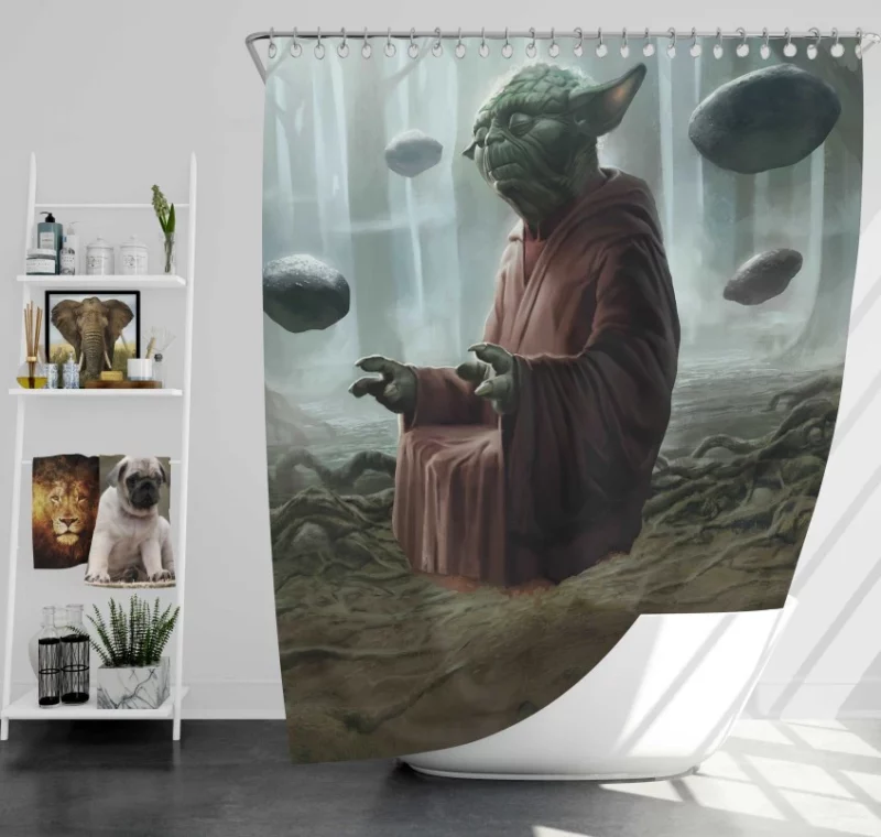 Able-bodied Star Wars Jedi Fallen Order Bath Shower Curtain