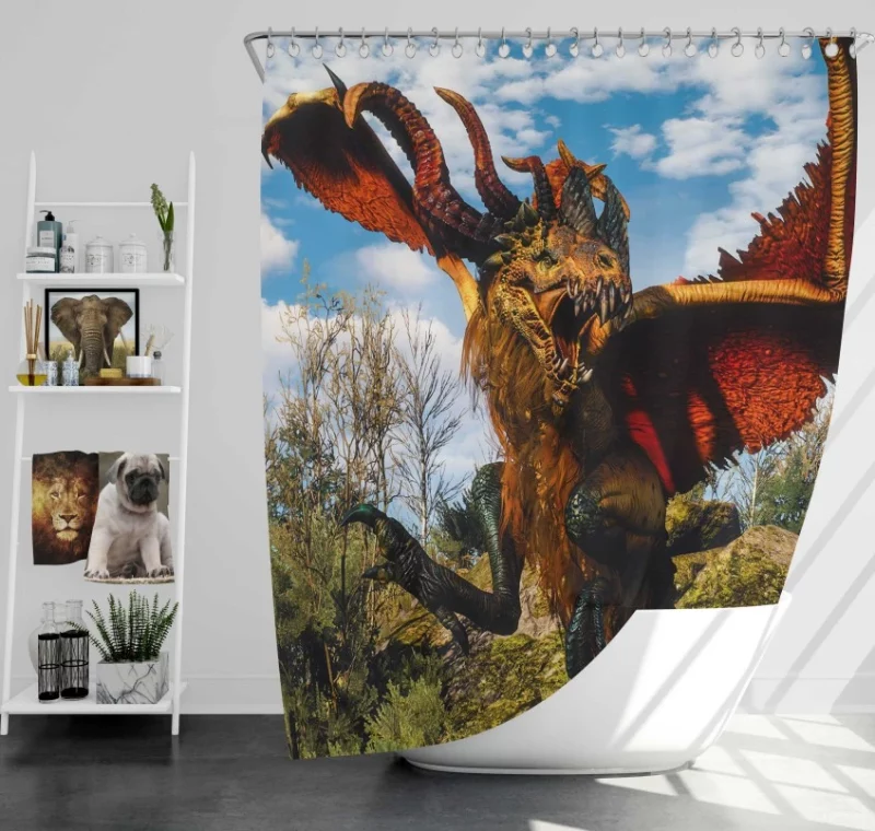 Able-bodied The Witcher 3 Wild Hunt High Quality Bath Shower Curtain