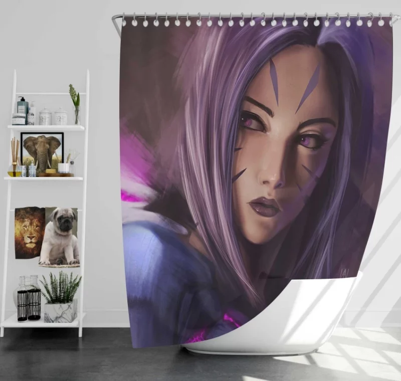 Archlight Kayn Fanart League Of Legends Bath Shower Curtain