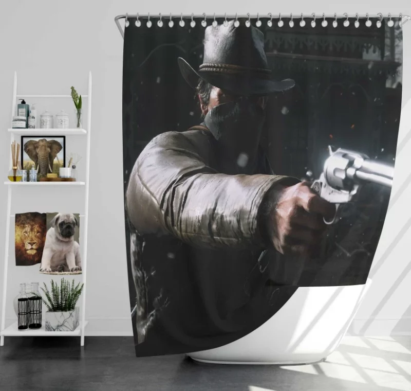 Arthur Morgan Red Dead Redemption 2 Super Bath Shower Curtain