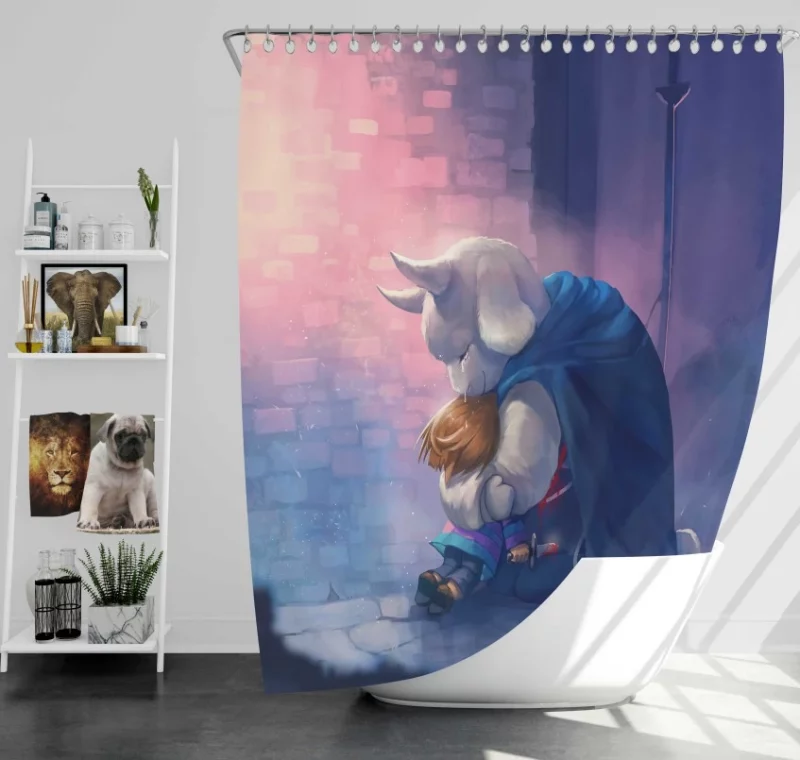 Asgore It Was Nice To Meet You. Undertale Asgore Bath Shower Curtain