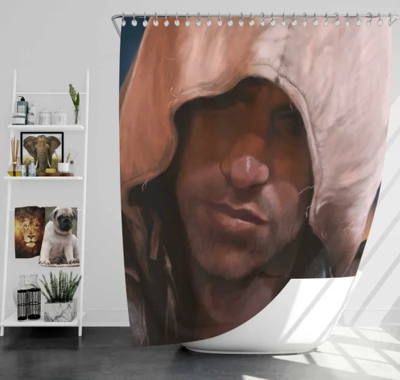 Assassins Creed Iv Black Flag Edward Kenway Boat Ocean Pirate Bath Shower Curtain