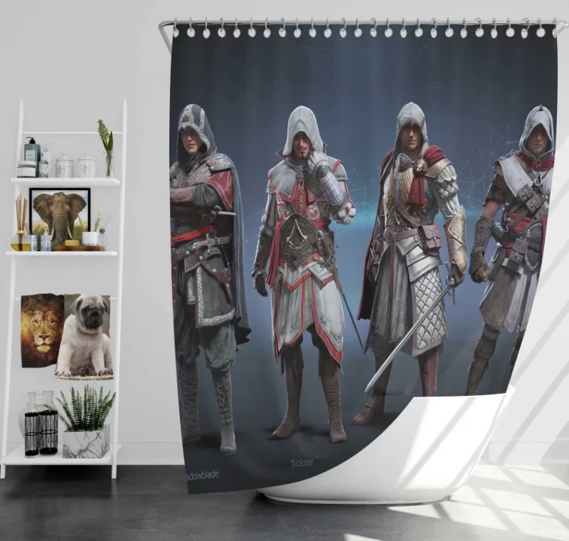 Assassins Creed Iv Black Flag Edward Kenway Quality Bath Shower Curtain