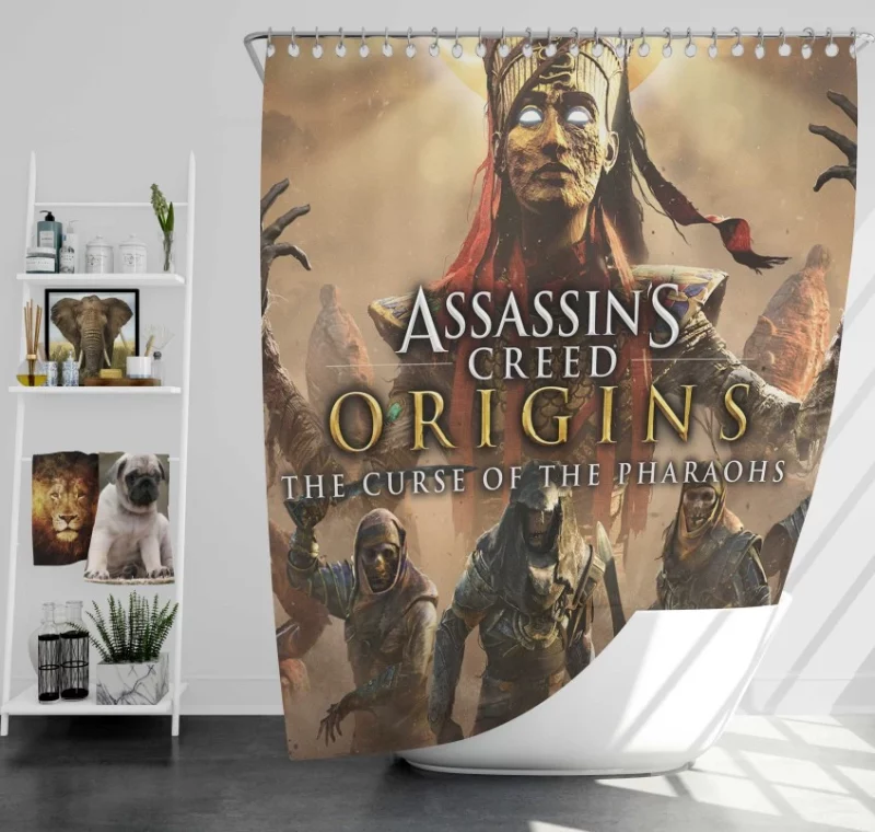 Assassins Creed Origins Bayek Of Siwa Awesome Bath Shower Curtain