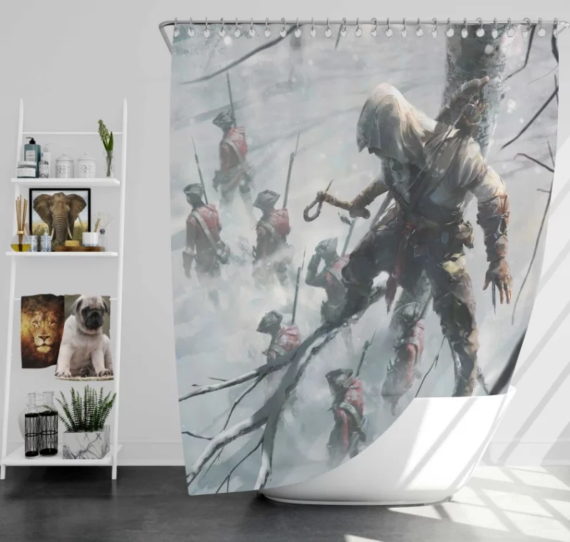 Assassins Creed Origins Bayek Of Siwa Bath Shower Curtain