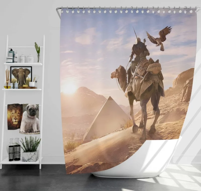 Assassins Creed Origins Bayek Of Siwa Quality Bath Shower Curtain