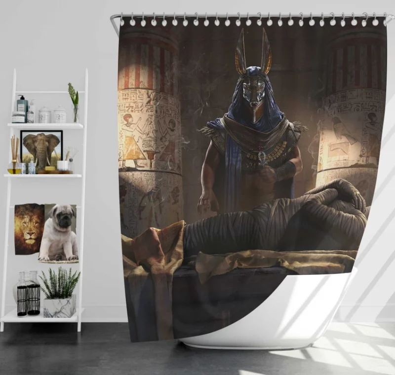 Assassins Creed Origins Bayek Of Siwa Super Bath Shower Curtain