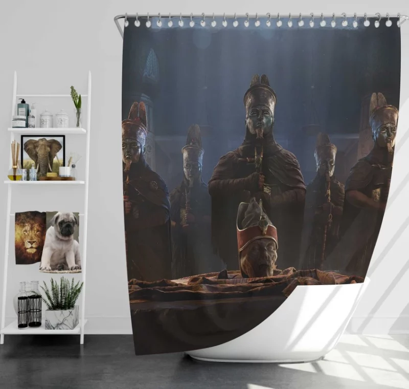 Assassins Creed Origins Specs Bath Shower Curtain