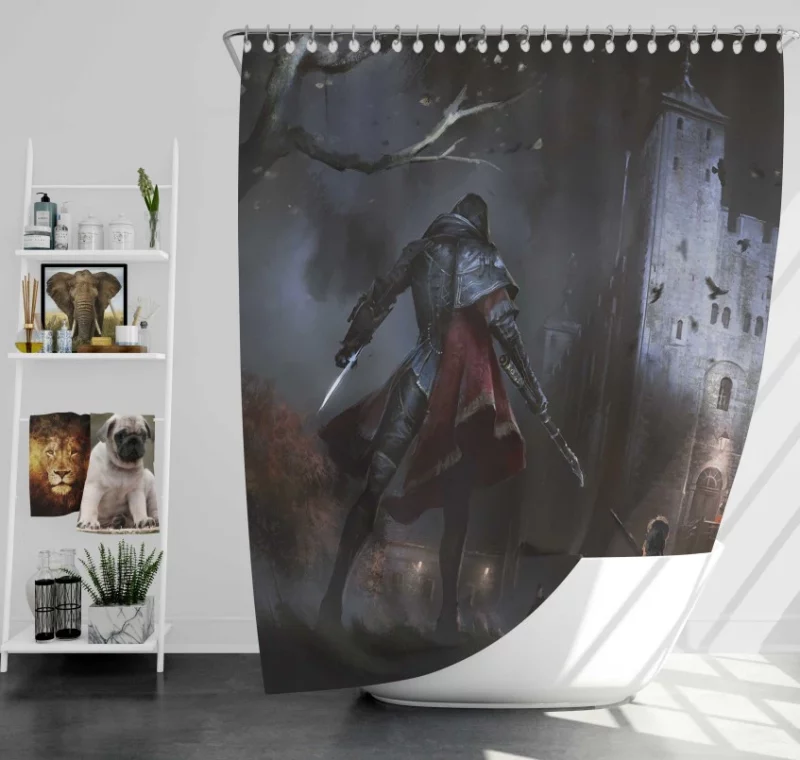 Assassins Creed Syndicate Bath Shower Curtain