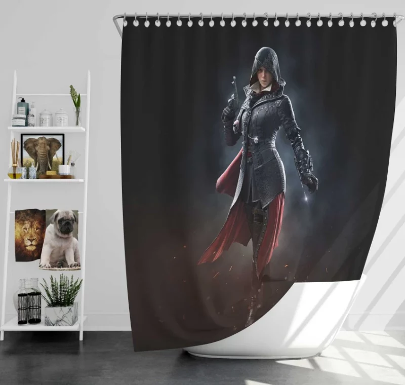 Assassins Creed Syndicate Evie Frye Super Bath Shower Curtain