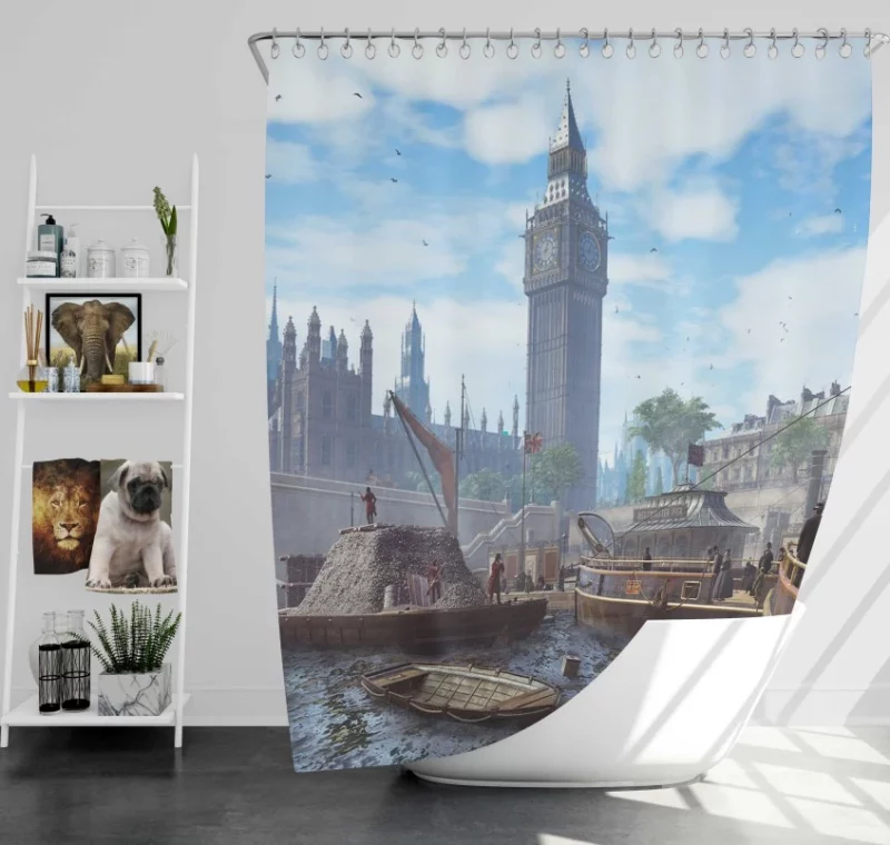 Assassins Creed Syndicate Fantastic Bath Shower Curtain