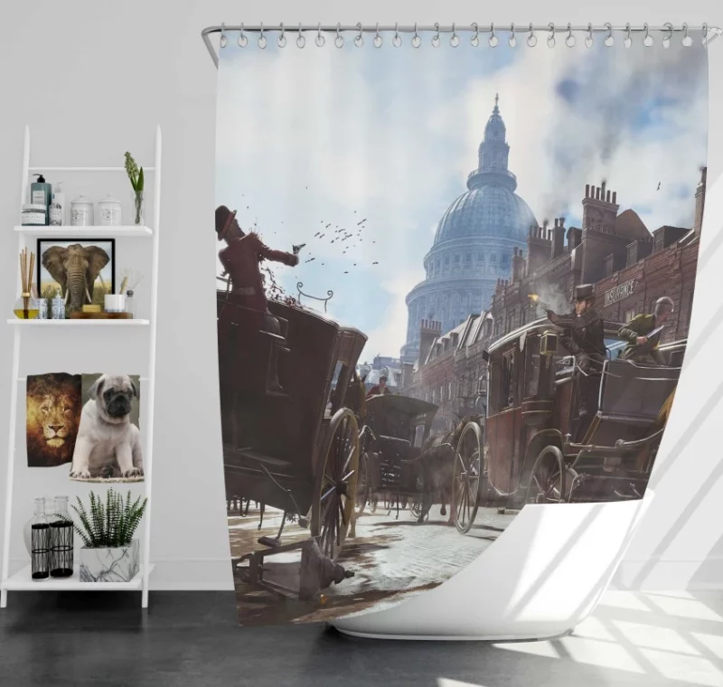 Assassins Creed Syndicate Jacob Frye Super Bath Shower Curtain