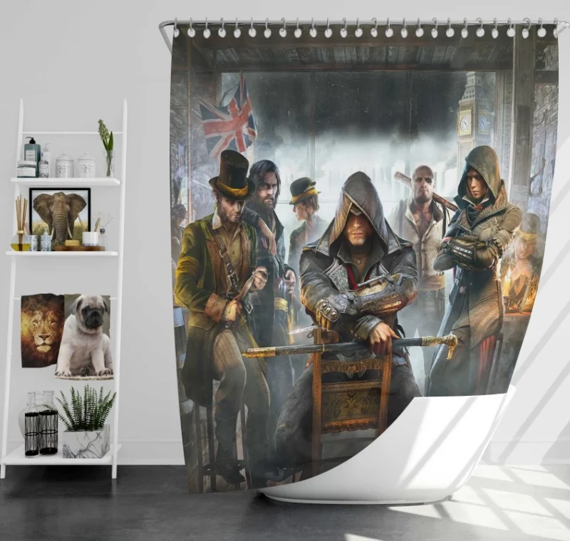 Assassins Creed Syndicate London Bath Shower Curtain