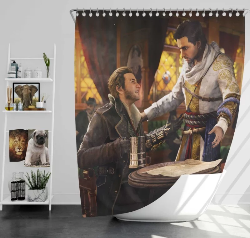 Assassins Creed Syndicate Thames Bath Shower Curtain