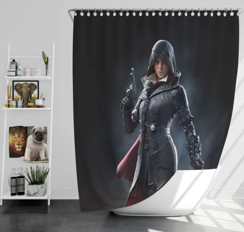 Assassins Creed Unity Bath Shower Curtain