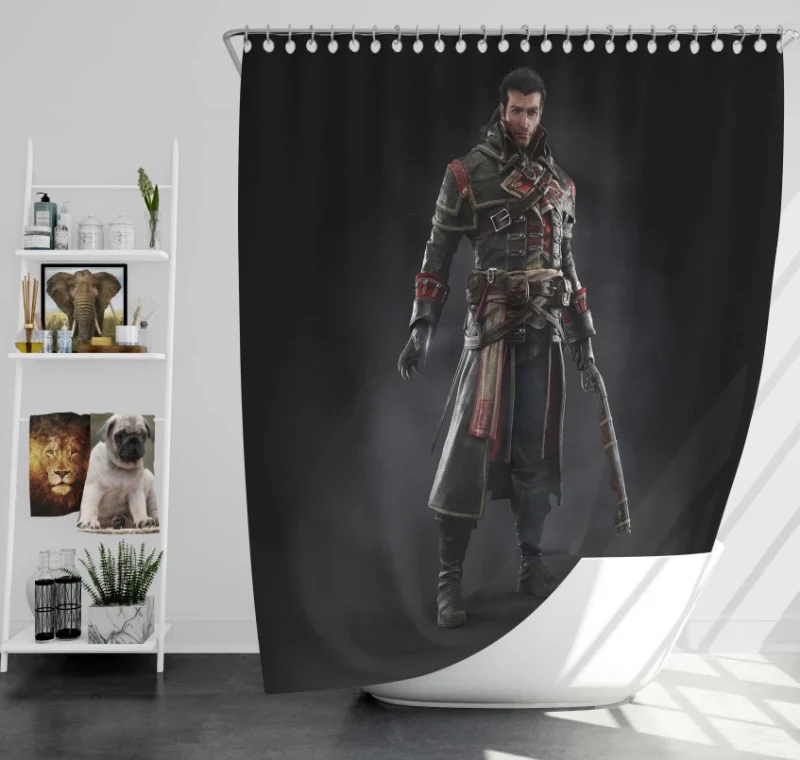 Assassins Creed Unity Stylish Bath Shower Curtain