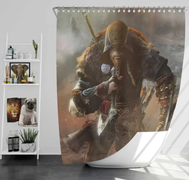 Assassins Creed Valhalla Amazing Bath Shower Curtain