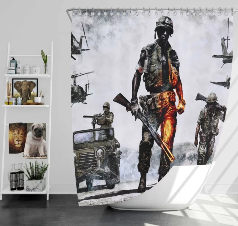 Battlefield 1 High Quality Bath Shower Curtain