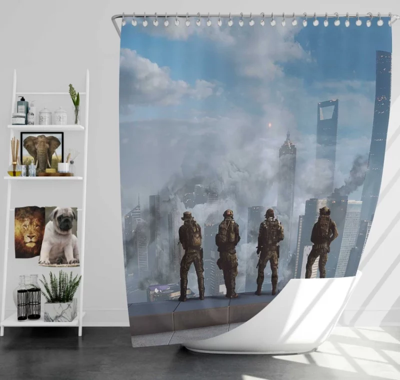 Battlefield 1 Original Bath Shower Curtain