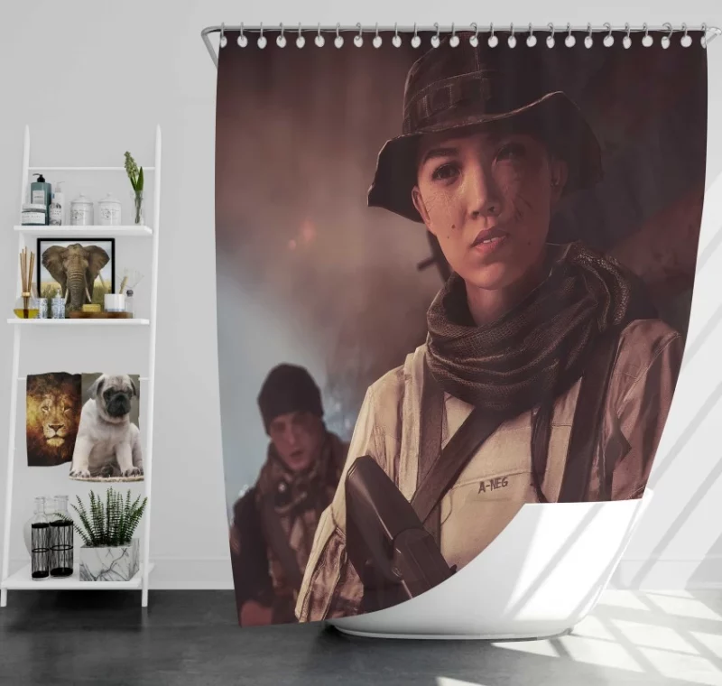 Battlefield 1 Super Bath Shower Curtain