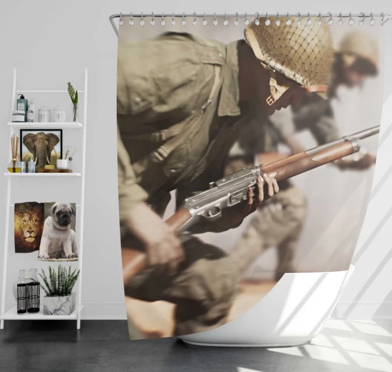 Battlefield 1 Video Game Bath Shower Curtain