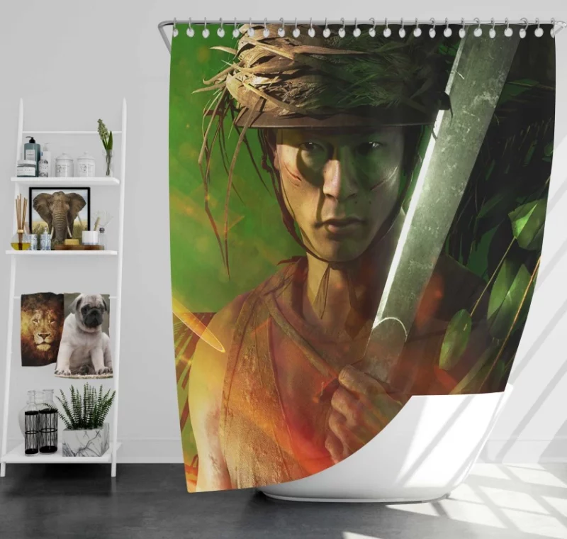 Battlefield V Amazing Bath Shower Curtain