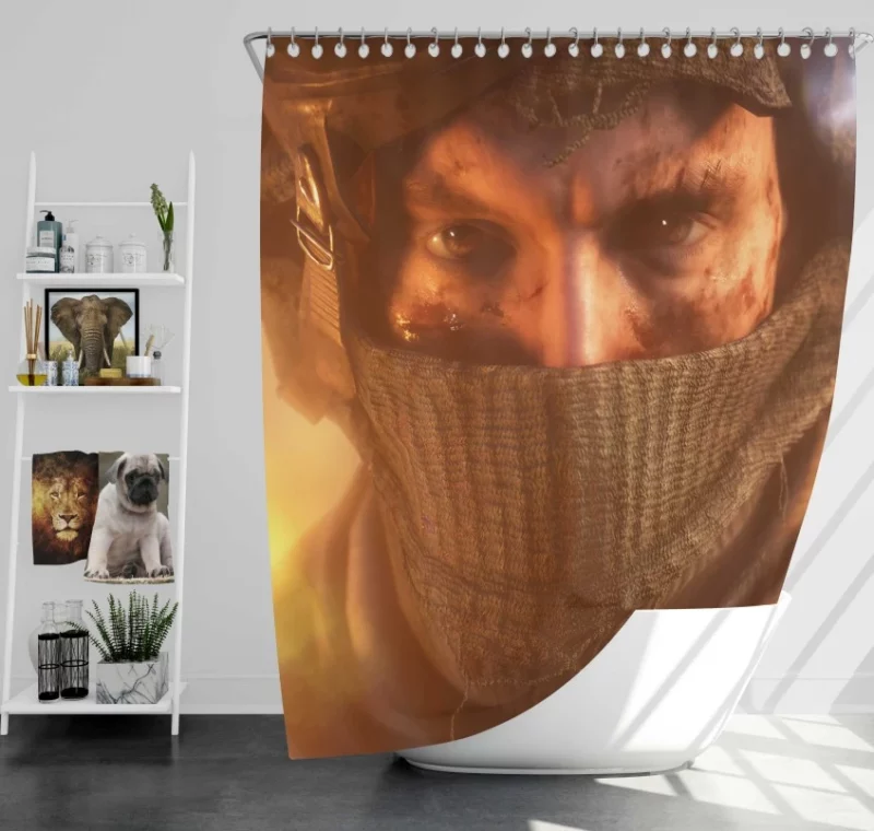 Battlefield V Mercury Bath Shower Curtain