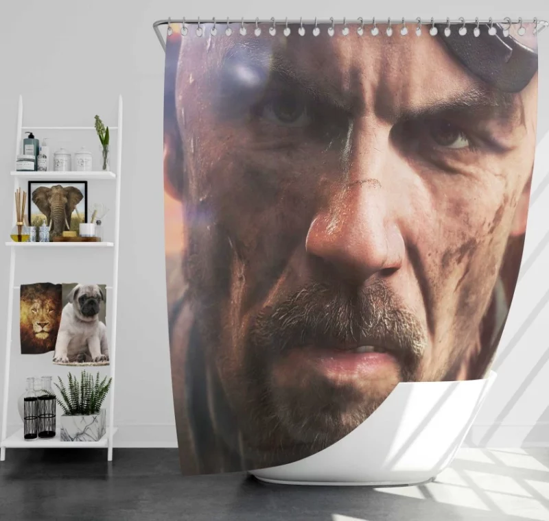 Battlefield V Printed Bath Shower Curtain