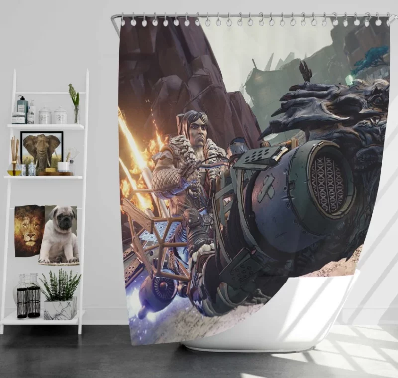 Borderlands 2 Salvador Borderlands 2 Salvador borderlands Bath Shower Curtain