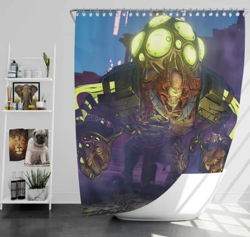 Borderlands 2 Tiny Tinas Assault on Dragon Keep Bath Shower Curtain