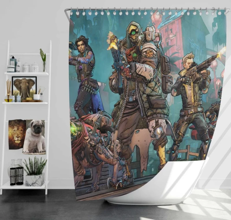 Borderlands 3 Amazing Bath Shower Curtain