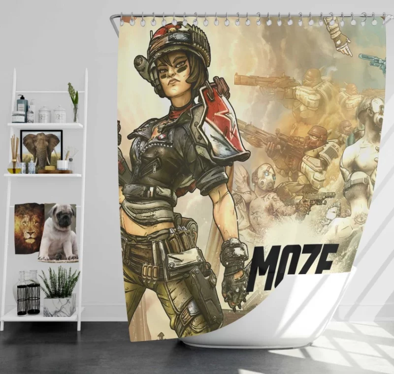 Borderlands 3 Bloody Harvest Bath Shower Curtain