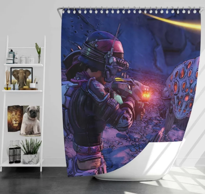 Borderlands 3 Cartel Enemies Bath Shower Curtain