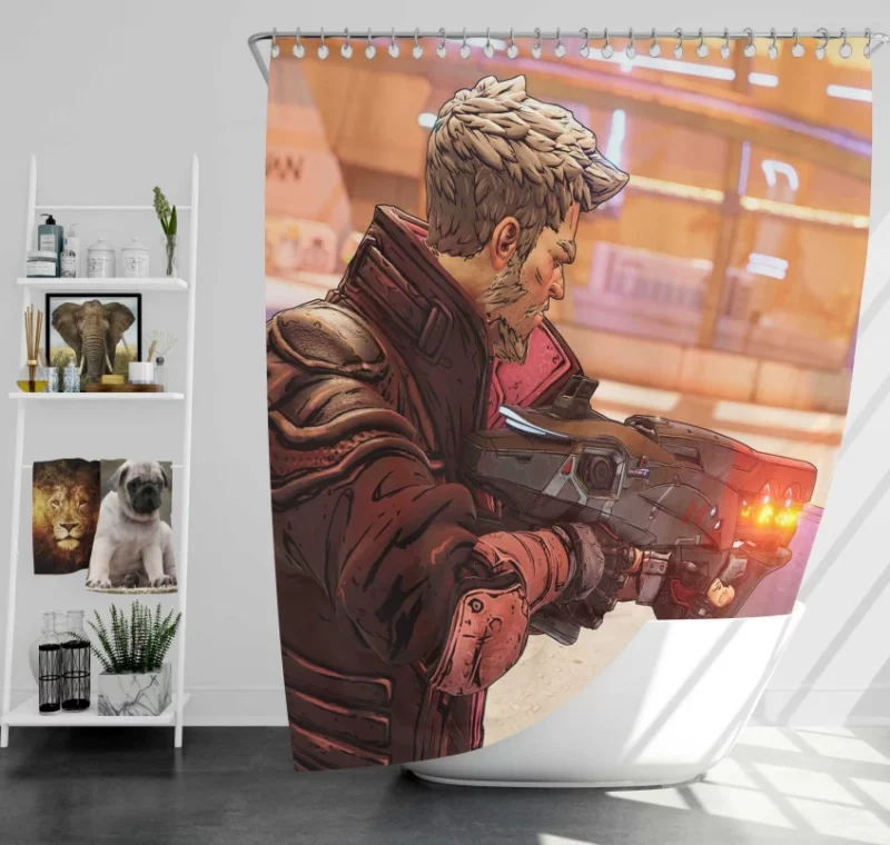 Borderlands 3 Cartel Event Bath Shower Curtain