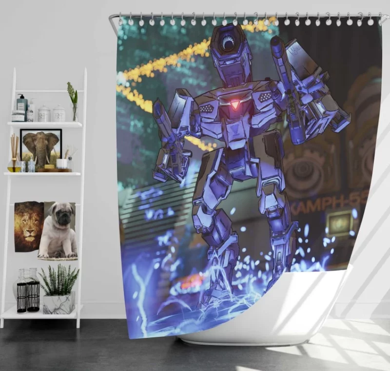 Borderlands 3 Guns Love And Tentacles Bath Shower Curtain