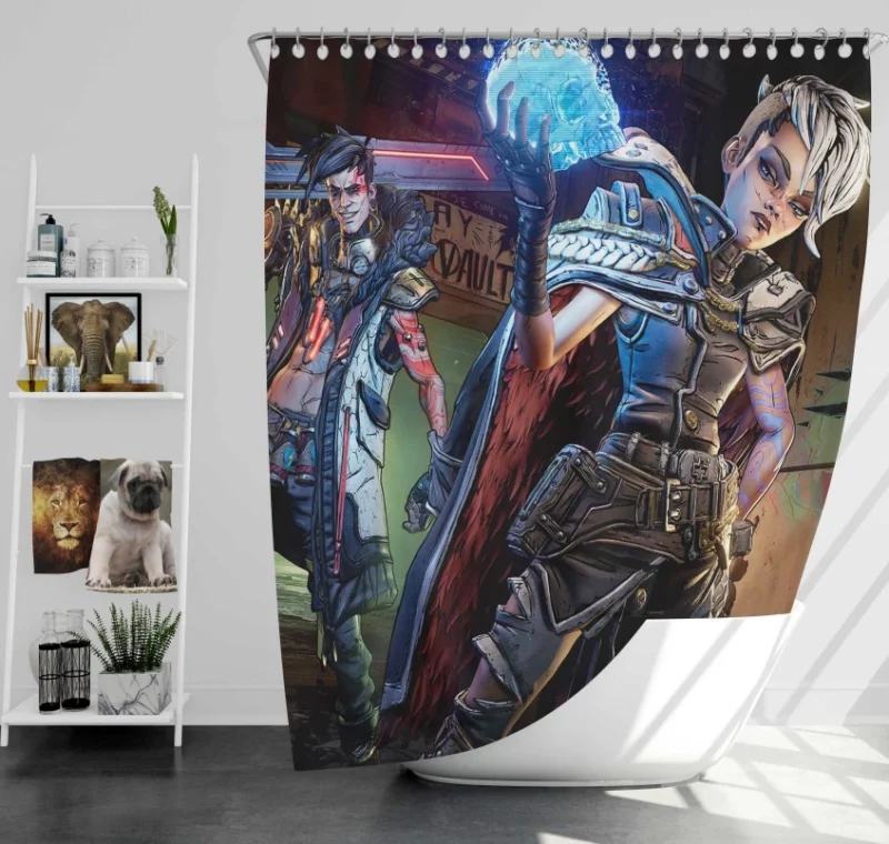 Borderlands 3 High Quality Bath Shower Curtain