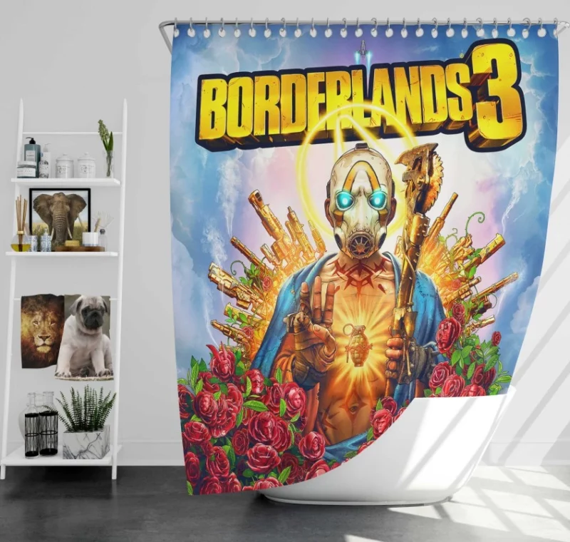 Borderlands 3 Super Deluxe Edition Bath Shower Curtain