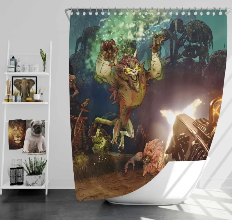 Borderlands 3 Super Quality Bath Shower Curtain