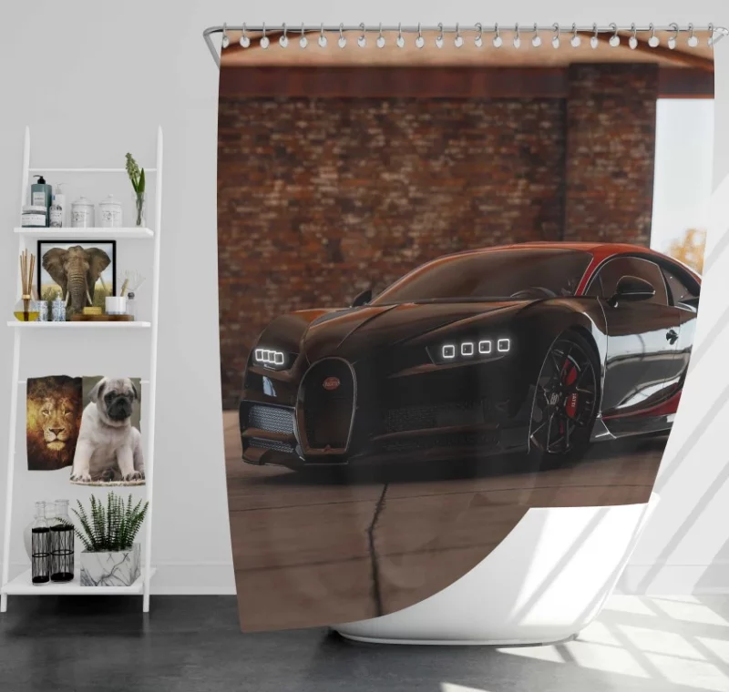 Bugatti Chiron Forza Horizon 4 Motorsport Bath Shower Curtain