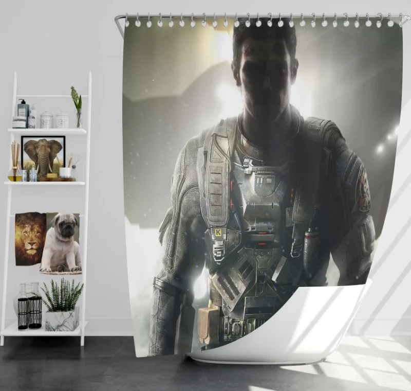 CHALLENGING Call Of Duty Infinite Warfare Bath Shower Curtain