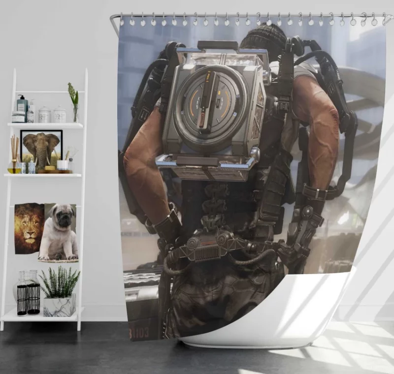 Call Of Duty Advanced Warfare Quality Bath Shower Curtain