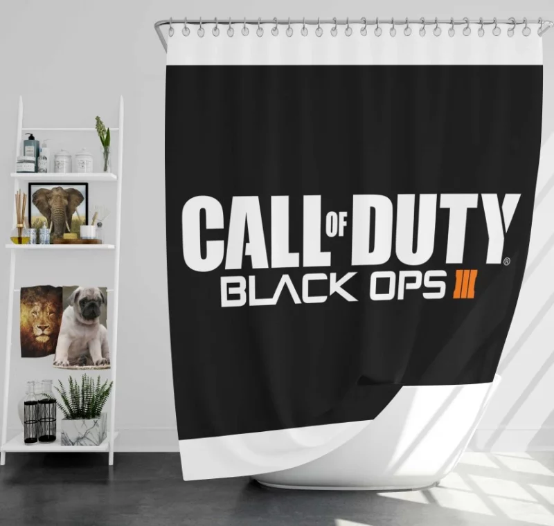 Call Of Duty Black Ops Iii Super Bath Shower Curtain