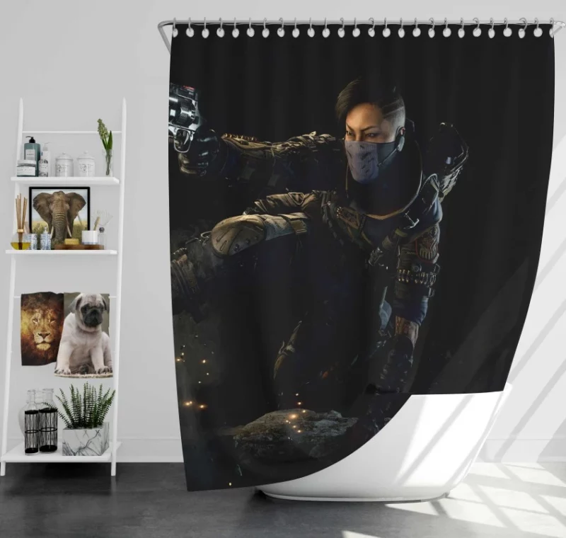 Call Of Duty Cod Black Ops 4 Bath Shower Curtain