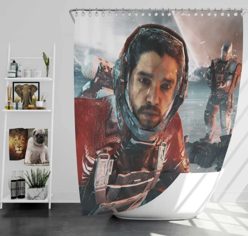 Call Of Duty Infinite Warfare Beautiful Bath Shower Curtain