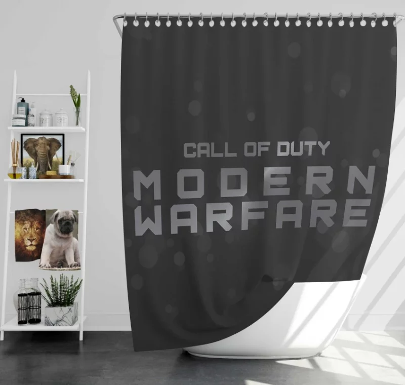 Call Of Duty Modern Warfare 2019 Bath Shower Curtain