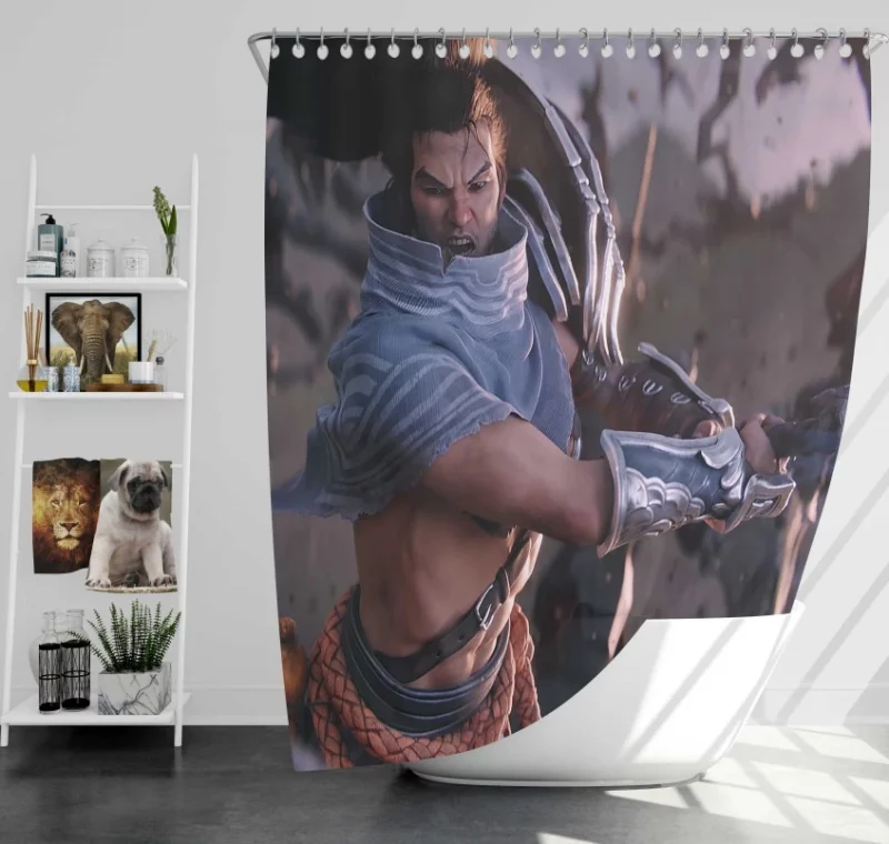 Camille awaken League Of Legends Bath Shower Curtain