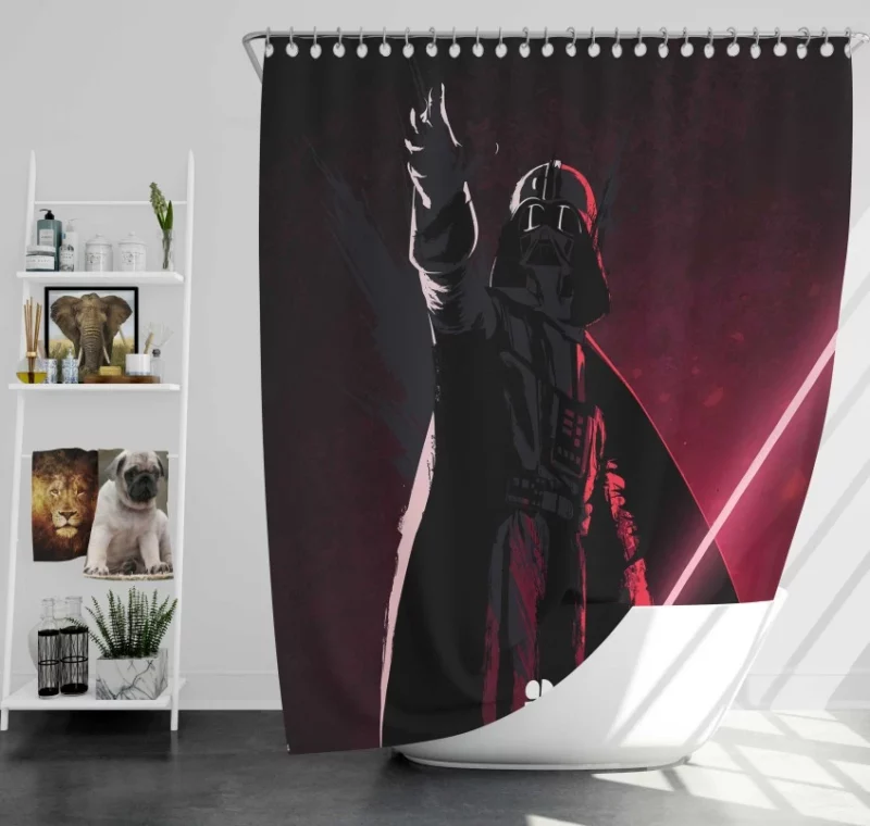 Comics Star Wars Kylo Ren Bath Shower Curtain