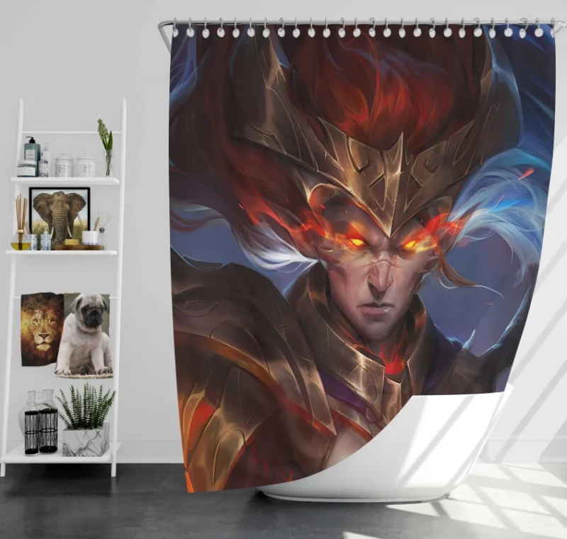 Cosmic Lux League Of Legends Bath Shower Curtain