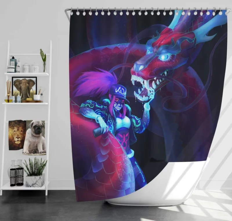 Coven Camille League Of Legends Bath Shower Curtain